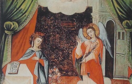 Икона Благовещения 1761 г.